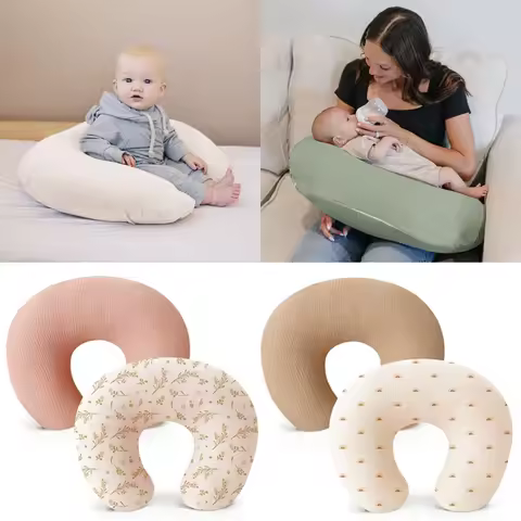 Housse coton de rechange pour coussin d'allaitement