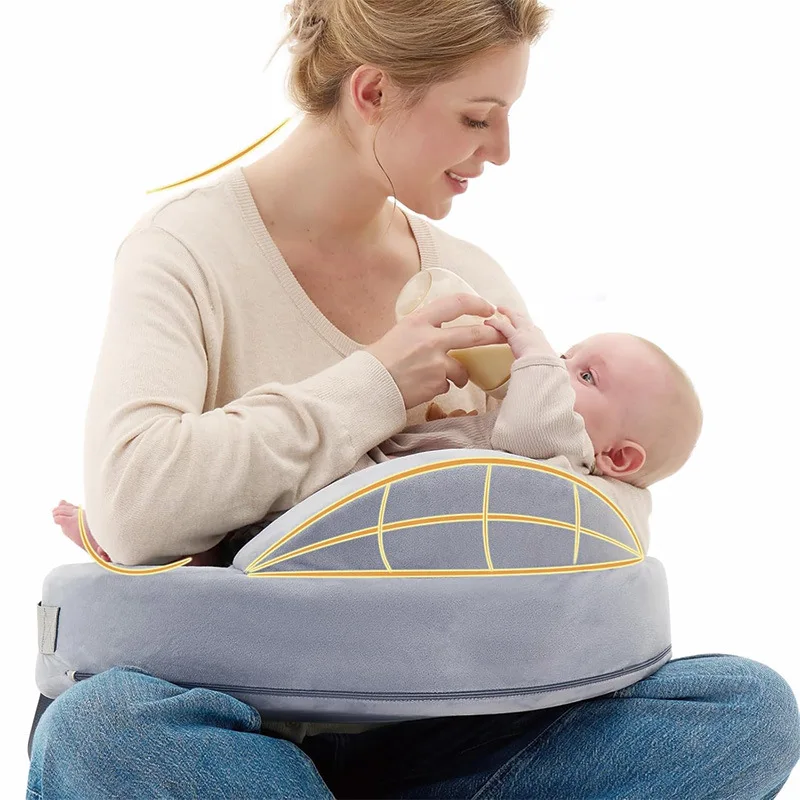 Coussin d'allaitement ergonomique mousse à mémoire