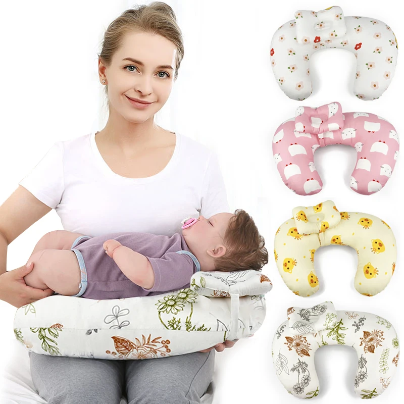 Coussin d'allaitement en U – soutien taille et cou