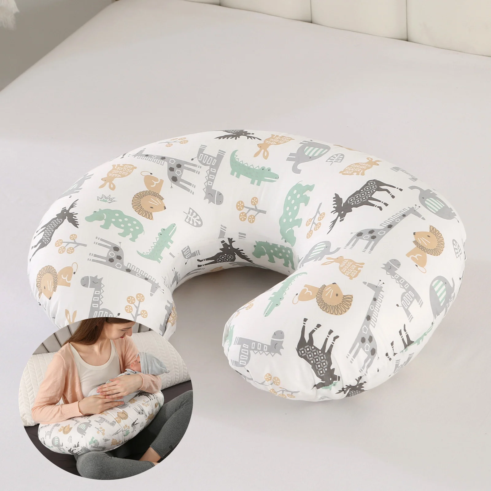 Coussin grossesse-allaitement portable